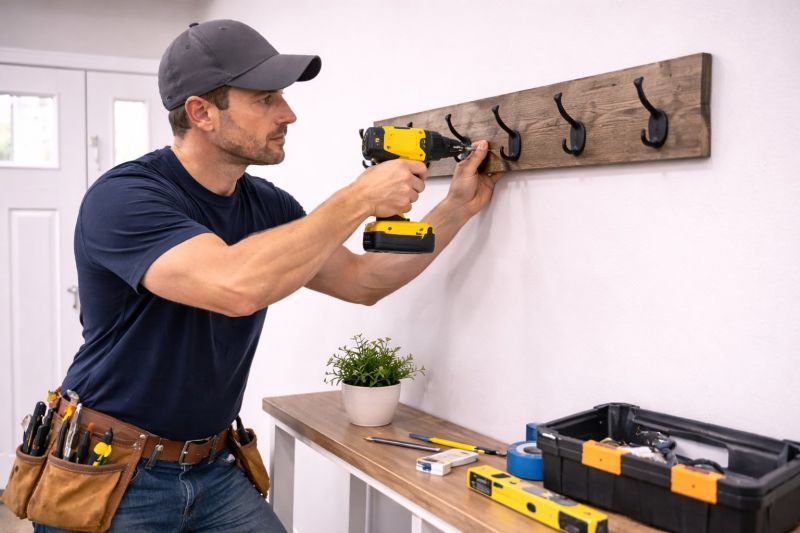Coat Rack Installation in Conroe, TX