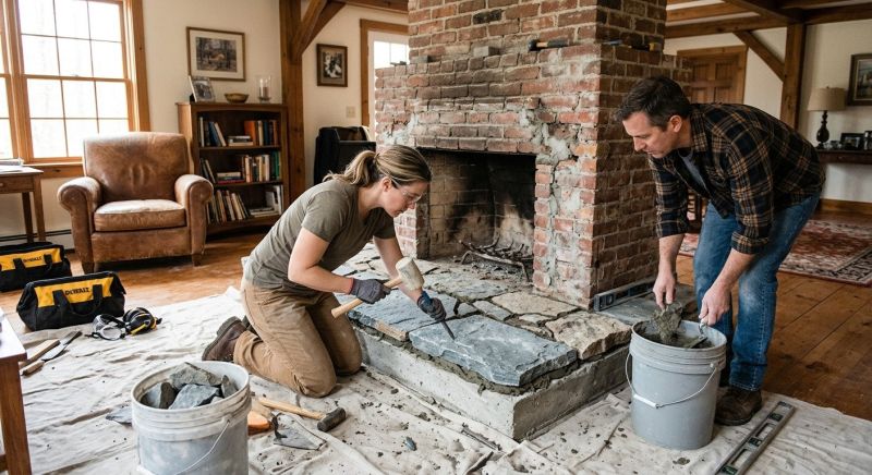 Hearth Installation in Conroe, TX