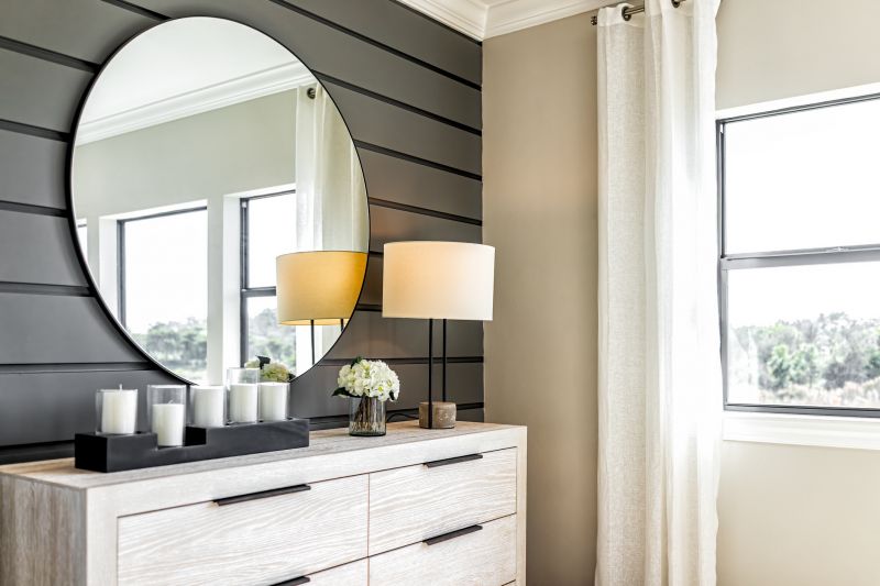 Entryway Mirror Setup