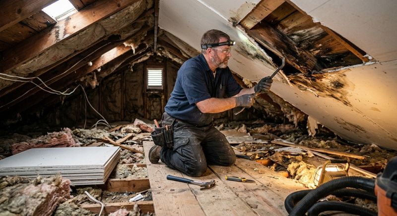 Water Damage Ceiling Repair in Charleston, SC